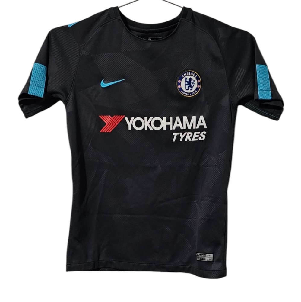 2017-18 Nike Chelsea Football Club Yokohama Tyres Jersey | Youth Size M